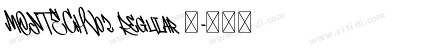 MONTECHV02 Regular 语字体转换